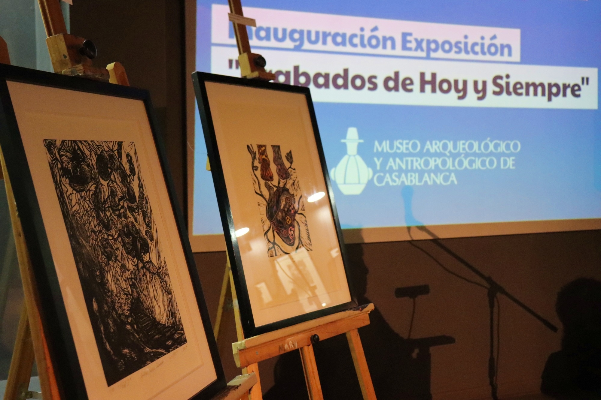 Exposición itinerante de grabados llega al Museo Arqueológico y Antropológico de Casablanca